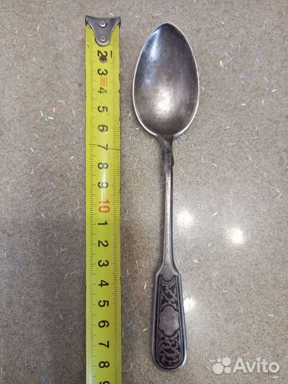 Ложка столовая серебро