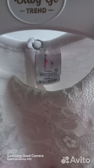 Платье для девочки 86