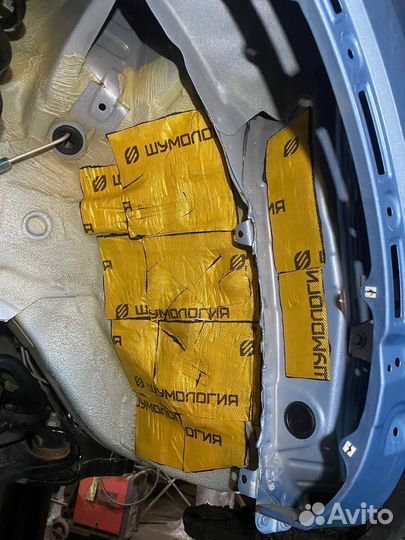 Шумоизоляция арок автомобиля