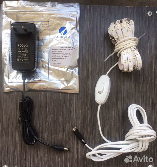 Комплект светодиодной подсветки 5м