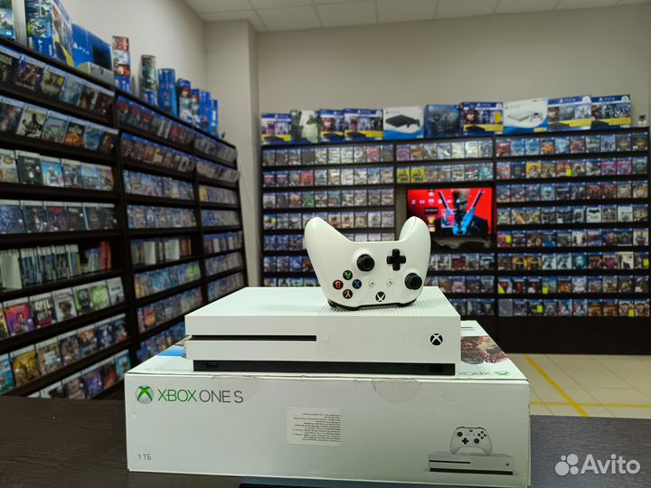 Xbox One S 1 Tb гарантия