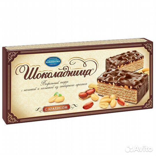 Опт - Торт Шоколадница с Арахисом 270г