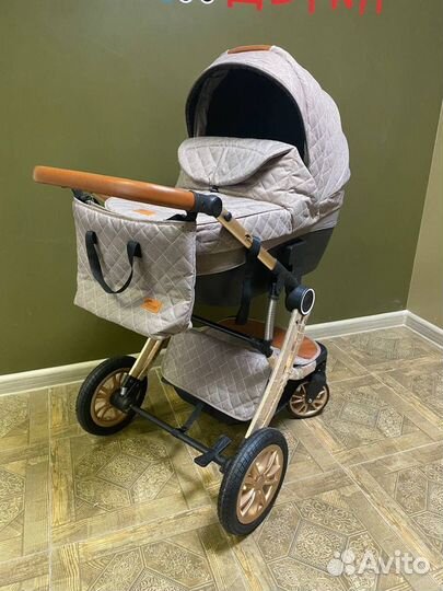 Коляска-трансформер teknum 2 в 1 новая + люлька