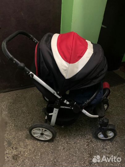 Коляска 2 в 1 эко кожа
