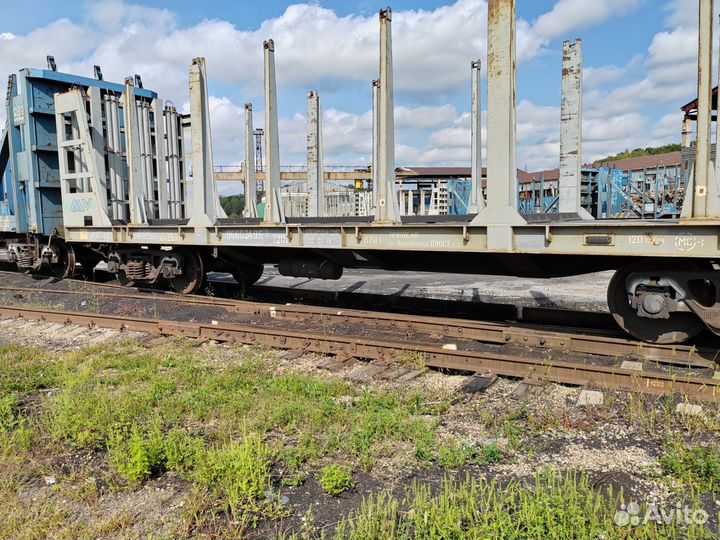 Жд платформы 13-9744-02 для леса и контейнеров