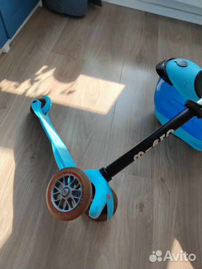 Самокат трехколесный беговел micro mini 2 Go