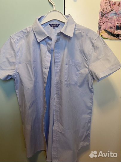 Рубашка школьная 152 на мальчика