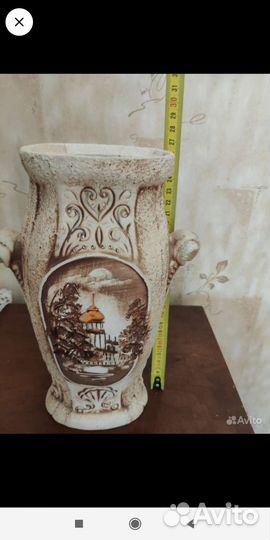 Ваза напольная для цветов декор керамическая