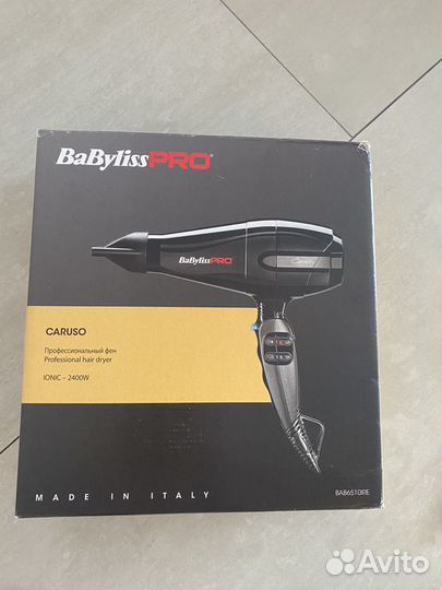 Фен babyliss pro caruso новый