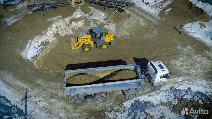 Щебень гранитный доставка от 100 м3