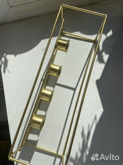 Подсвечник золотой Sinsoy новый