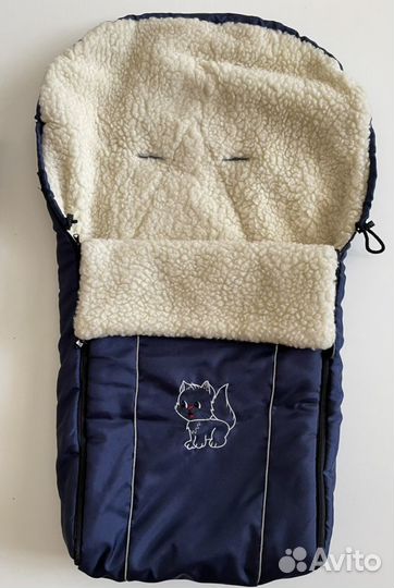 Меховой утеплитель в коляску