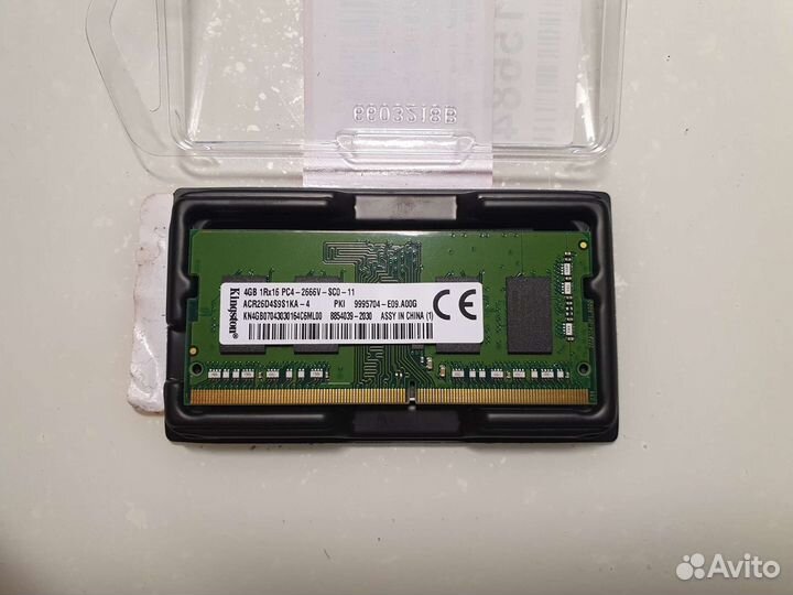 Оперативная память для ноутбука ddr4 4gb