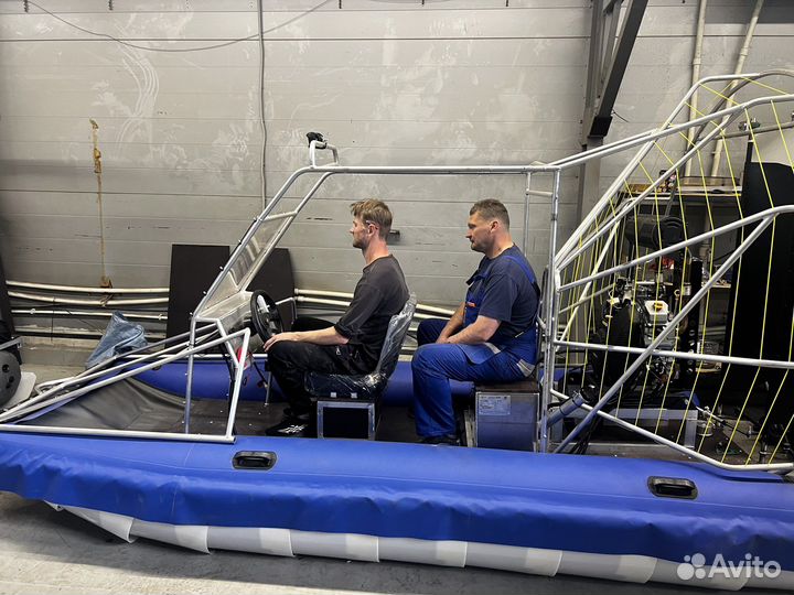 Аэролодка на 2 человека с двигателем Lifan 37 л.с
