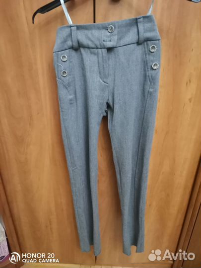 Школьная форма для девочки 128 серая