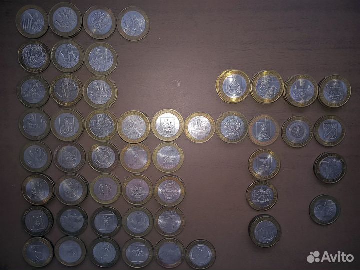 10 р Юбилейные биметаллические