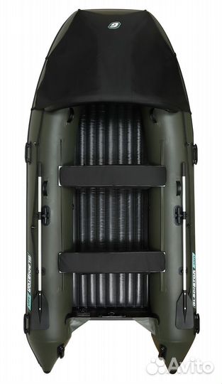 Лодка пвх Gladiator E350 PRO зеленый