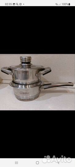 Набор кастрюль из нержавеющей стали