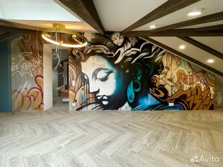 Роспись стен. Художник Граффити