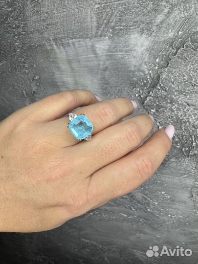 Кольцо турмалин