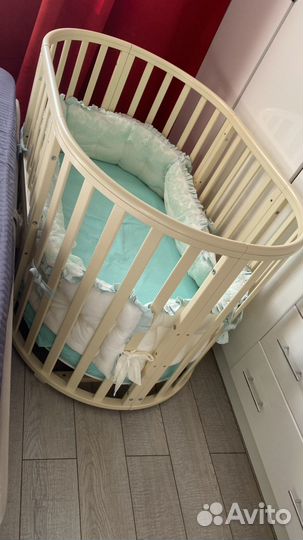 Детская кроватка трансформер Sofia 4 6в1