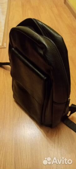 Рюкзак кожаный мужской бу