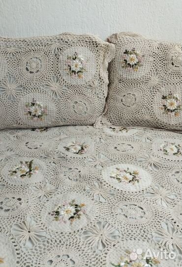 Покрывало большой красивый комплект для спальни