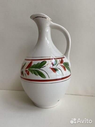 Глиняный кувшин. СССР. С изящным горлышком