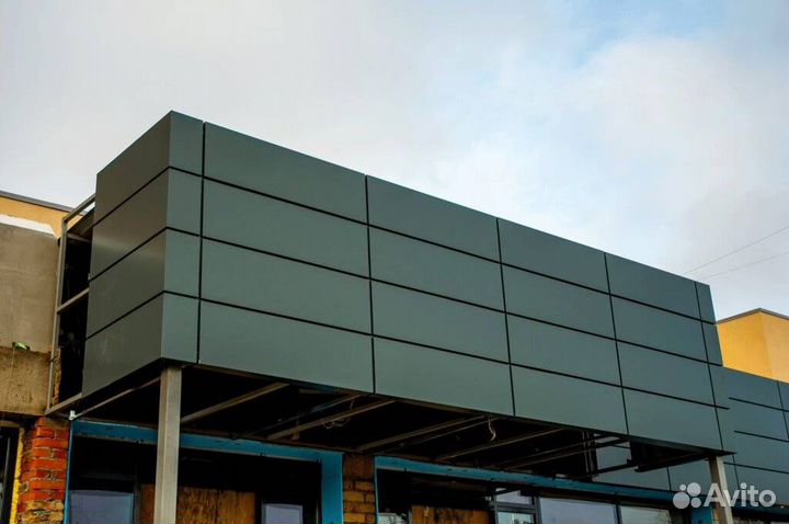 Сделаю вентфасад из алюминиевых композитных панеле