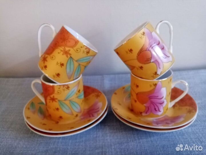 Кофейный набор, сахарница + молочник