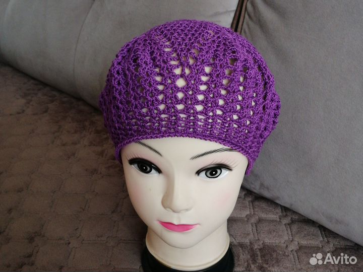 Шапка женская вязаная