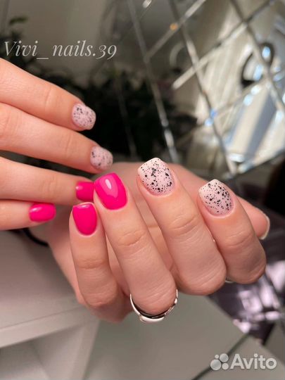 Маникюр гель лак,наращивание ногтей