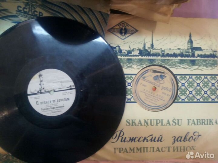 СССР пластинки патефонные 78 об Кругозор 81-82г