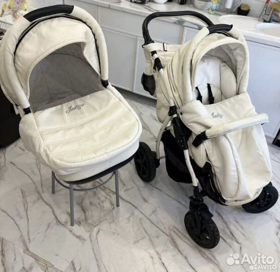 Коляска 3 в 1 индиго