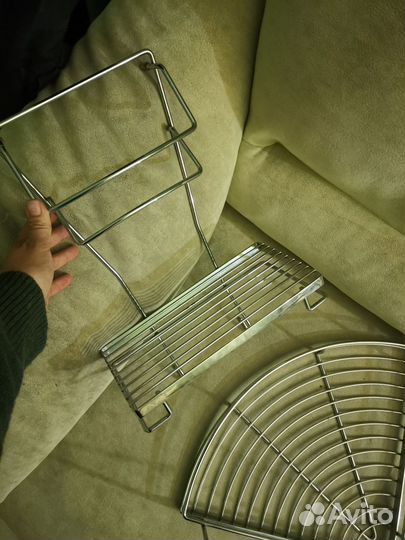 Полка на рейлинг большие угловая и прямая