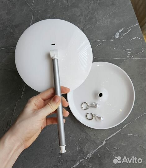 Зеркало косметическое с подсветкой настольное