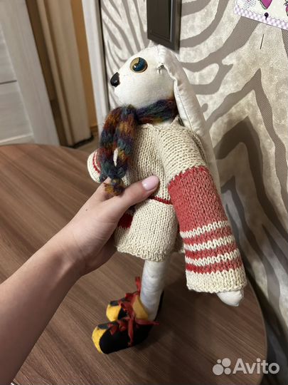 Мягкая игрушка заяц СССР