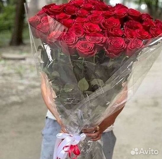 Длинные высокие розы 110 150 160 180 200 см