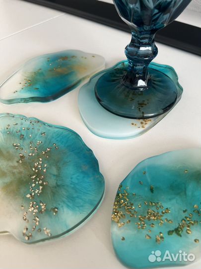 Подставка под горячее из смолы