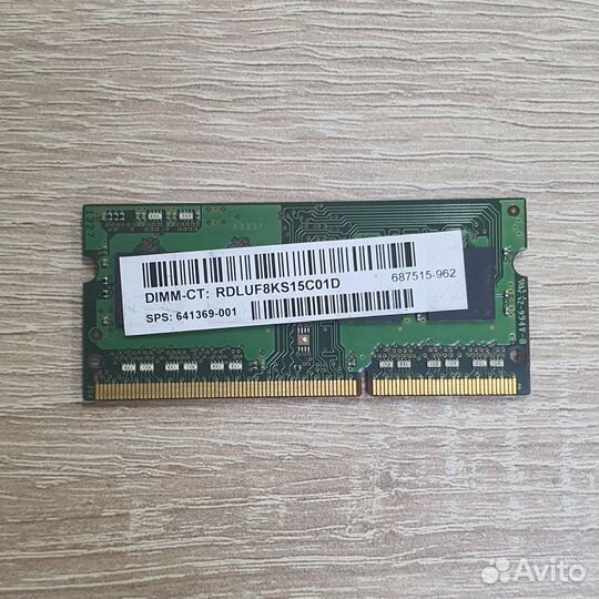 Озу Sodimm DDR3L 4096MB PC12800 1600MHz Samsung