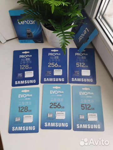 Карта памяти Samsung оригинал 128/256/512 Gb