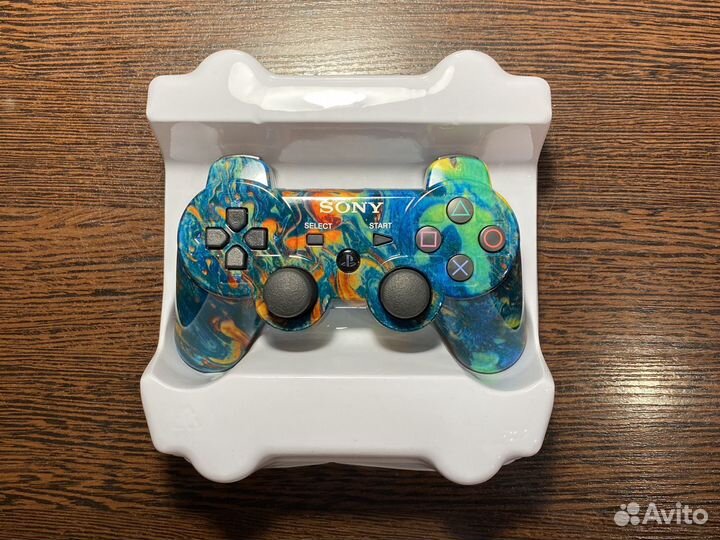 Джойстик Sony ps3 dualshock 3 зелёное облако