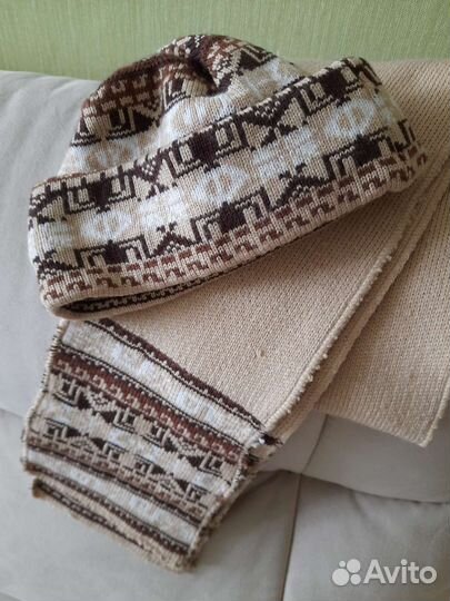 Комплекты шапка+длинный шарф