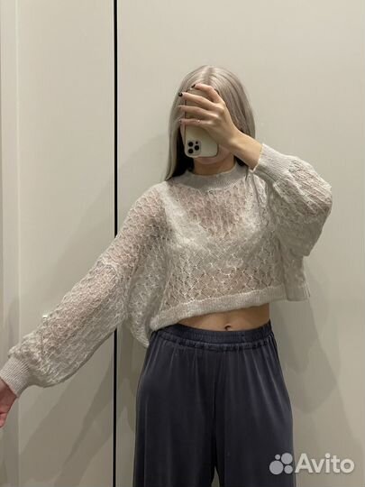 Кружевная кофта zara