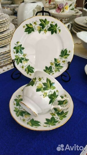 Винтаж чай/кофе трио Queen Anne Англия