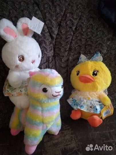 Мягкие игрушки разные новые