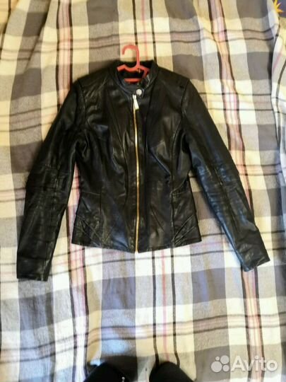 Куртка кожаная