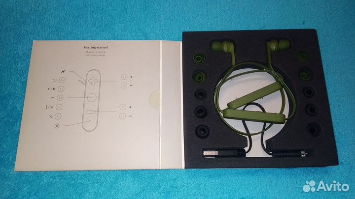 Беспроводные наушники Jays t-Four Wireless, зелён