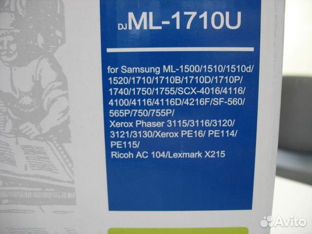 Картридж для лазерных принтеров Samsung, Xerox