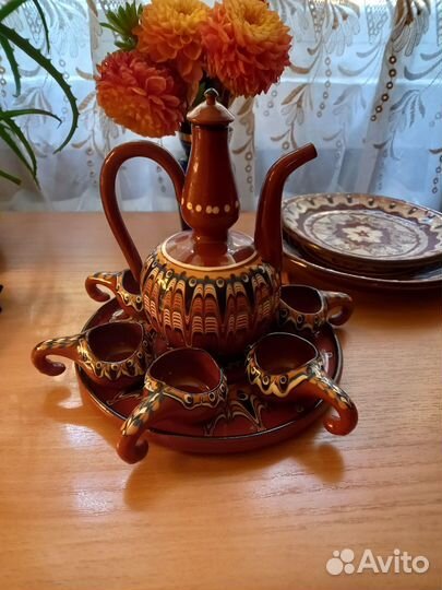 Сервиз кофейно-коньячный Болгария СССР